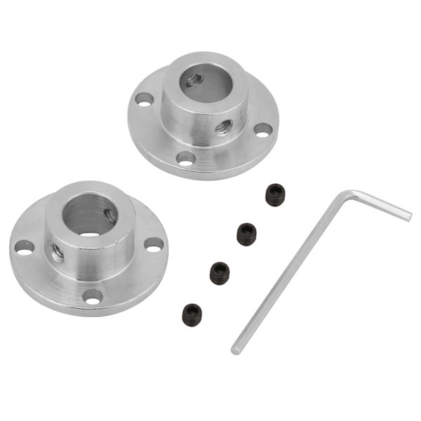 2 kpl M4 Jäykät Laippakytkimet Moottorin Akselin Kytkentäliitin ID 12mm OD 18mm