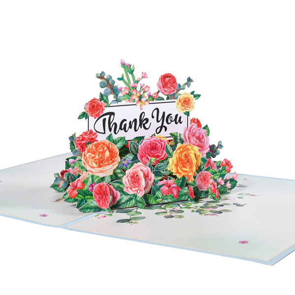3D Tack Pop Up-kort, Lärare uppskattningskort, Mors dag