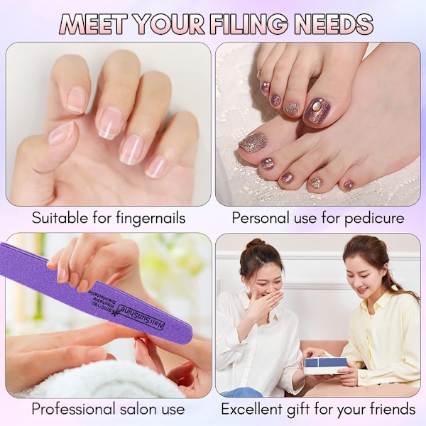 10 st nagelbufferblock svamp nagelfilar nageltillbehör