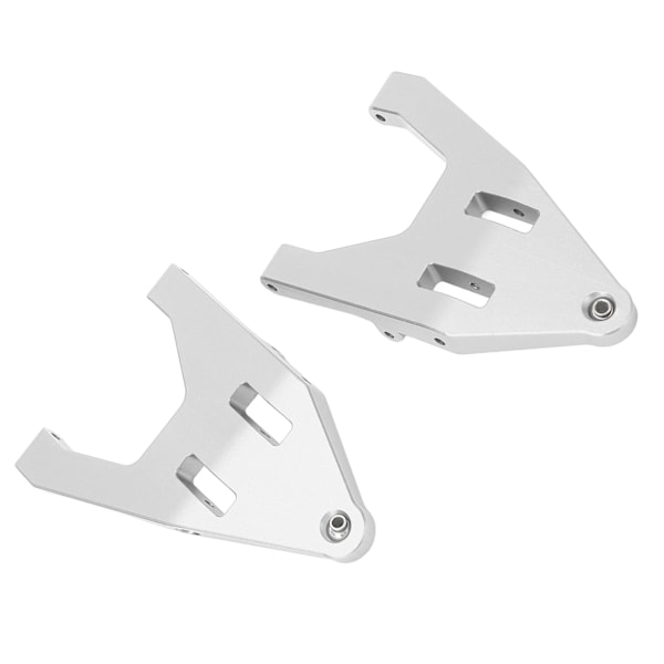 2 st RC Främre Nedre Bärarm Aluminiumlegering Exakt Passform Lättvikt för Udirc UD1002 UD1002se Silver