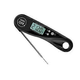 1 st Mat Termometer Direktavläsning Digital Kött Termometer Matlagningsprob (Svart)