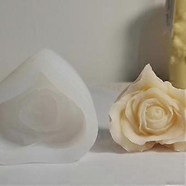 Chokoladeforme Roseformet Bageform Fondantforme Kageforme Silikonemateriale Perfekt Gave til DIY Bageentusiaster