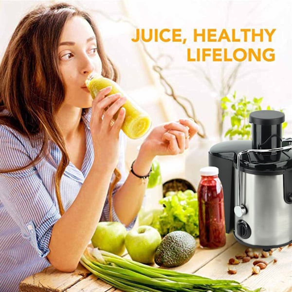 1000W Professionell Blender - Säker Hackning, Malning, 2 Hastigheter - För Puré, Is, Smoothies, Frukt, Grönsaker - AU-kontakt 220V
