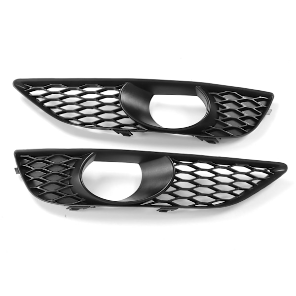 Frontfanger Grill for tåkelys 4L0807675C Svart Frontfanger Grill Erstatning for Q7 2009‑2015