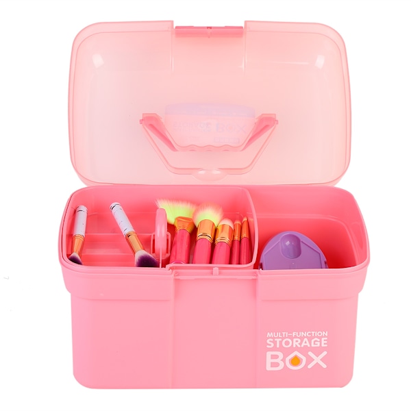Dobbeltlags Manikyr Neglekunst Værktøj Neglelak Tørrer Opbevaringsboks Organizer Container Etui