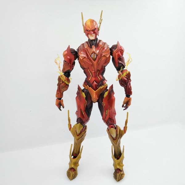 DC Hjältar Flash Actionfigur, Blixt-effektdelar, 25cm Höjd, Handgjord, Giftfri, Kvalitets PVC-Material, Dynamiska Poser, Idealisk För Anime