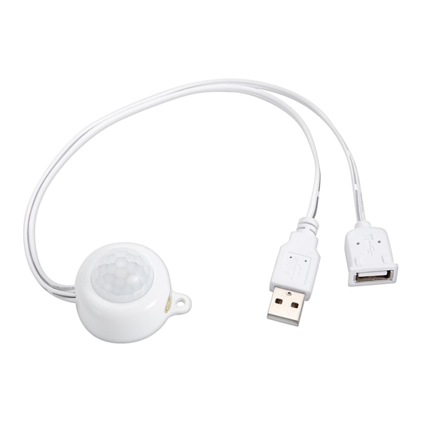 5-24V USB Lågspännings Justerbar Infraröd Människosensor Brytare för LED-ljus Energibesparing