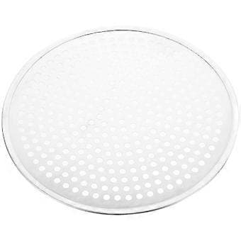 Pizza bageplade i rustfrit stål med huller Pizza bageplade Husholdningsovn Pizza bakke