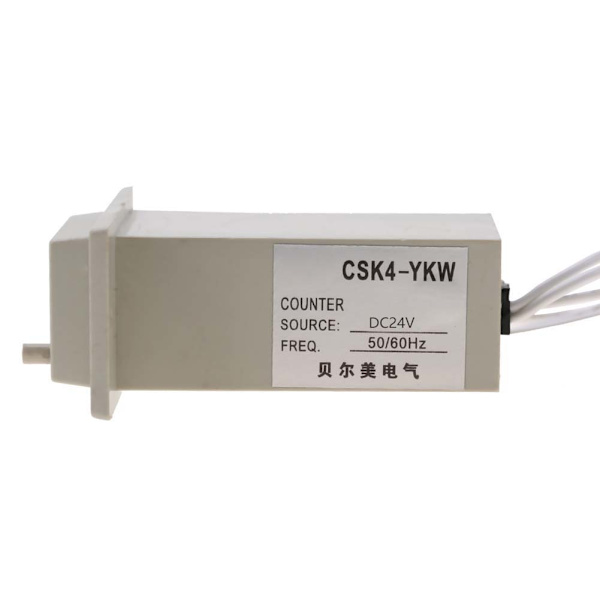CSK4-YKW 4-cifret elektromagnetisk tæller DC 24V (#03)