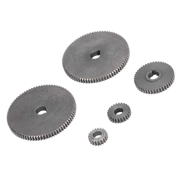 5 stk Dreiebenk Gear Metall Mini T80 T45 T25 T20 Tilbehør Erstatningssett for Kapping