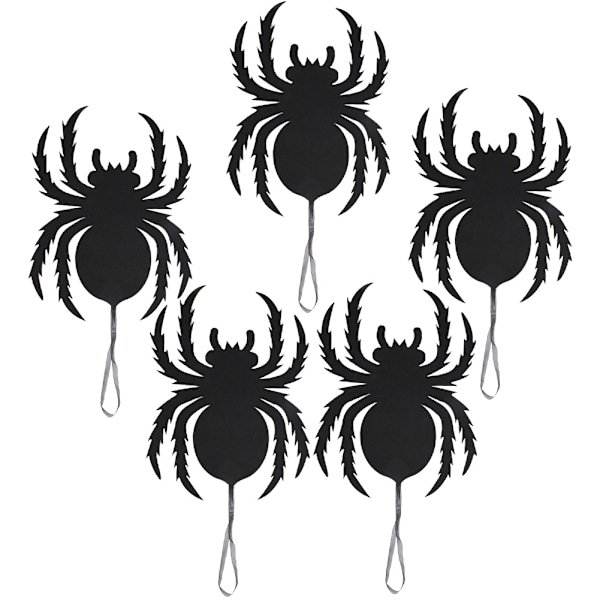 5 stk Halloween-pynt Dørhengende Festtilbehør Håndverk Filt Moderne Enkle Edderkopp-former