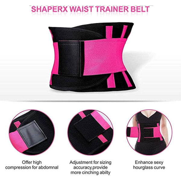 Naisten waist trainer Belt Uplift -säätö Vyötärötrimmeri