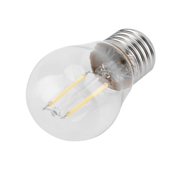 E27 LED-glödlampa i vintagestil med filament, varmt och kallt vitt ljus, 220V (Varmvit-2W)