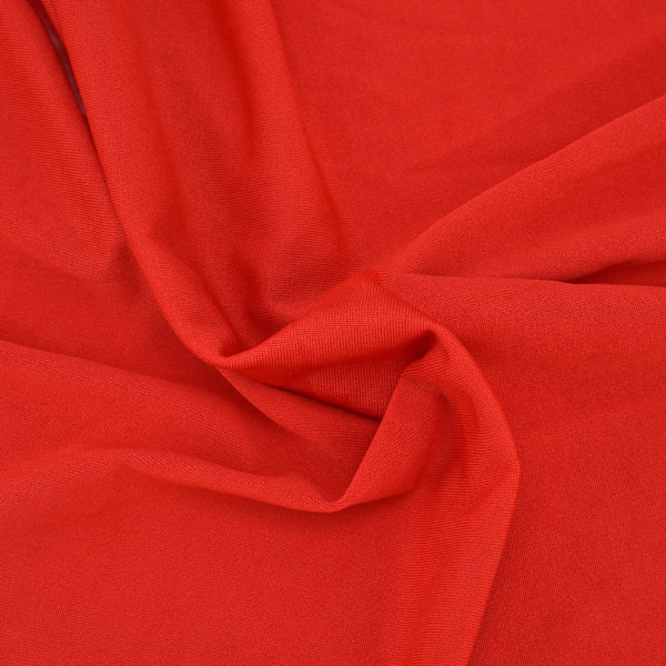 Stretch Spandex Bordduk God Elasticitet Tvättad Återanvändbar Röd Stretchbar Duk med 4 Fickor för Bröllop Fest 8FT(244x76x76cm)