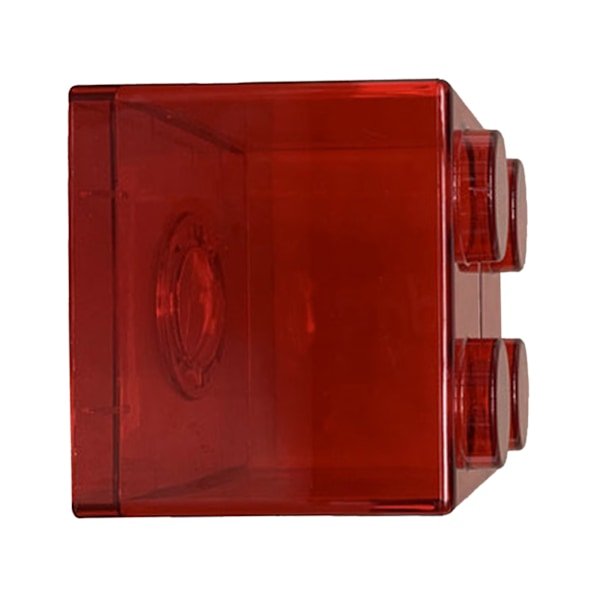 Byggklossdesign för barn, en unik hopfällbar transparent sparbössa som lär barn om sparande och delande, lättviktig och enkel för