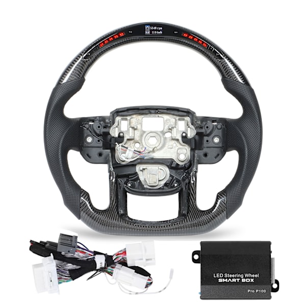 LED-vaihtovalot Hiilikuitu Ohjauspyörän Vaihto Land Rover Range Rover Sport L494 2014‑2022