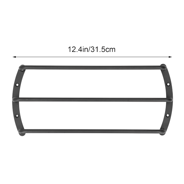 Bilgrill i järn, antioxidant, rostfri, svetsad, högtalarskydd, universell för subwoofer 12,4 tum/31,5 cm