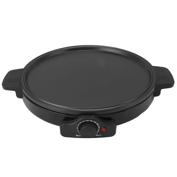 Elektrisk Crepe Maker 2000W Justerbar Precis Temperaturkontroll Pannkaka Griddle Maskin för Perfekt Brunch Blintzes Ägg Bacon Tortillas EU-kontakt
