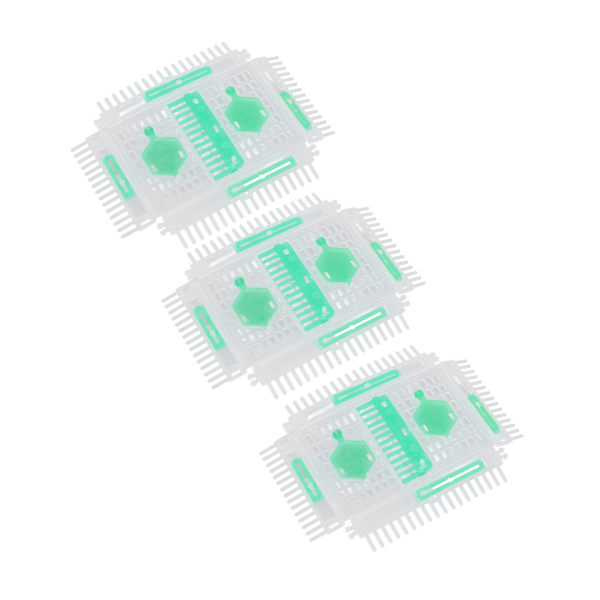 3 st Drottningbiceller Stift Typ Plastspänne Bidrottning Skydd Biodlingsverktyg Utrustning Tillbehör