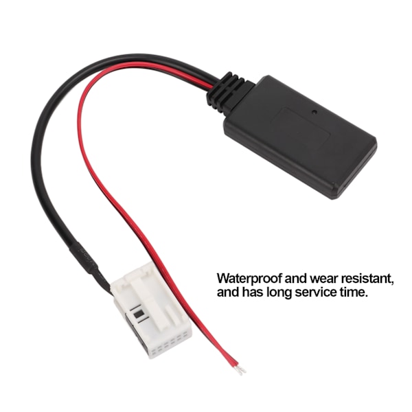 12-nastainen Bluetooth 5.0 -moduuli Radio Stereo Audio AUX-kaapeliadapteri Peugeot 307 308:n korvaava