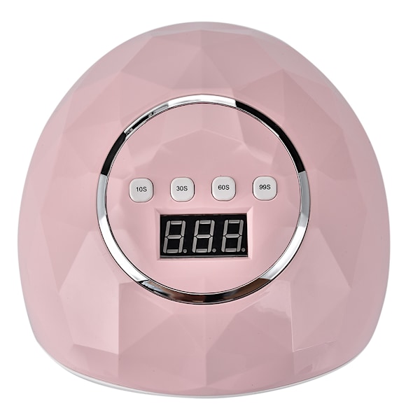 86W Profesjonell Manikyr Kunst Lampe Negle Gel Polish Rask Tørker LED Lys 100-240V (EU Plugg Rosa)