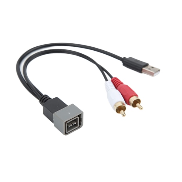 Bilradio USB Port Bevaringskabel USB Input Adapter Udskiftning til Nissan Cube Juke Versa