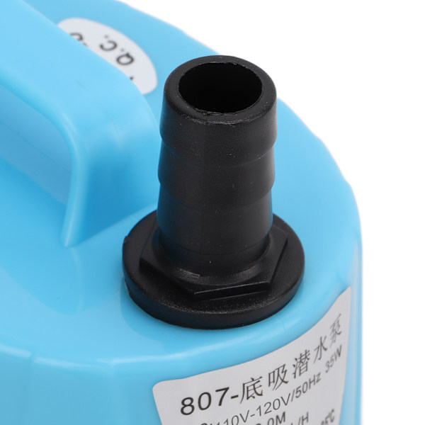Mini Nedsænkbar Vandpumpe Ultra Stille Springvandspumpe til Akvarier Fisketank Dam Hydroponik US Stik 110‑120V 35W