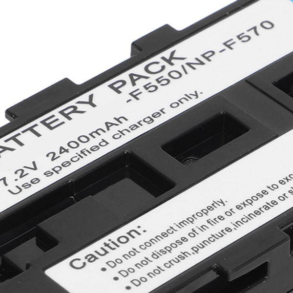 NP F550 Batteri 2400mAh PCM Smart Chip NP F550 Udskiftningsbatteri til MC2500C 1500C Kamera Fyldlys Monitor