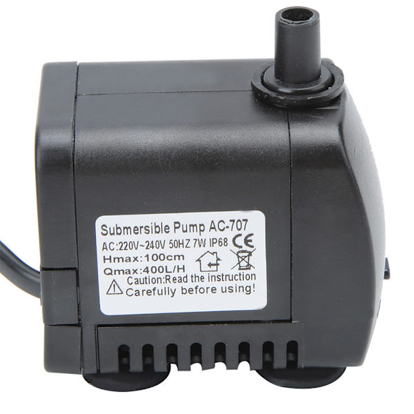 10W Akvarium Submersibel Vannpumpe Fiskedam Fontene Miniascape Motstand Mikro Stille Rotorpumpe