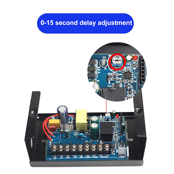 Dør Elektrisk Lås Strømforsyning 12V 5A Sikkerhetskopiering Dør Adgangskontroll Strømforsyning for Inngang Utgang Kontrollsystem