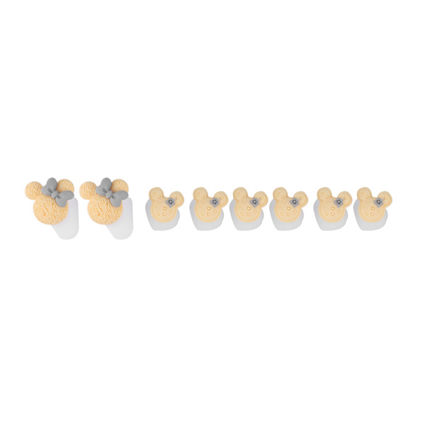8 st/set Silikon Tåseparator Pedikyr Målnings DIY Dekorationer Separator Nagelkonst Verktyg #3