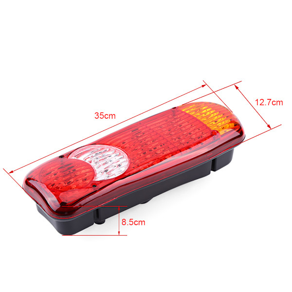 2 kpl 12V 46 LED:n takavalot, takajarruvalot, pysäytysvalot, suuntavilkut autoon, kuorma-autoon ja pakettiautoon