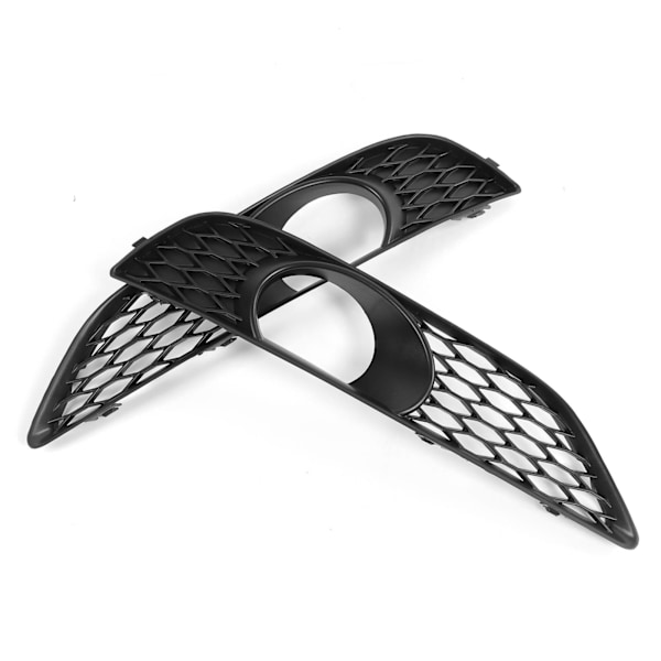 Frontfanger Grill for tåkelys 4L0807675C Svart Frontfanger Grill Erstatning for Q7 2009‑2015