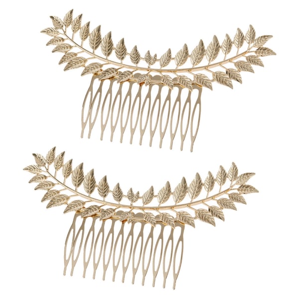 2pcs Leaf Bridal Hair Combs Bride Wedding Hair Accessories Headp