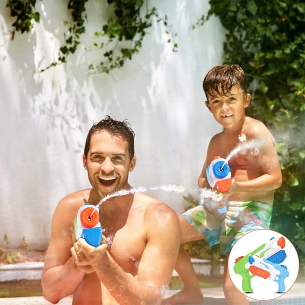 2-pack sommarvattenpoolleksak vattenpistoler med 11M lång räckvidd