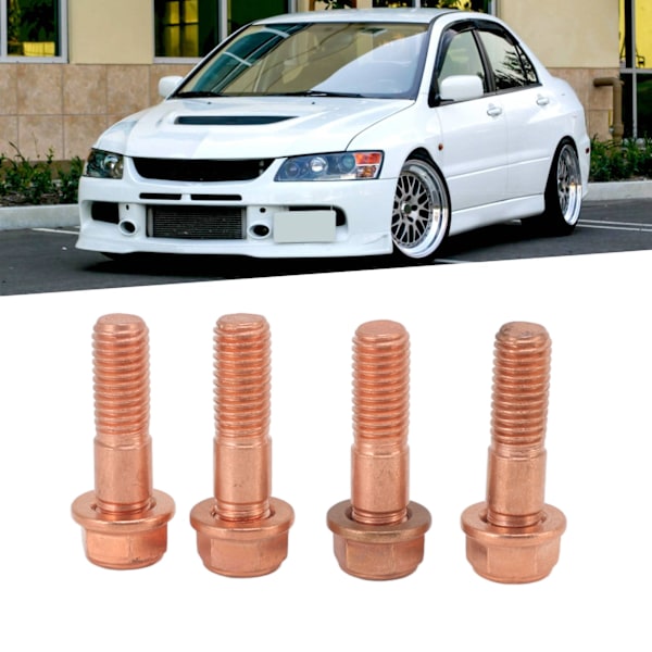 43mm Turbo Stud Nut Kit M10x1.5 Stål Legering Høy Styrke Rustfri for T3 T4 T5 T6 Turbolader