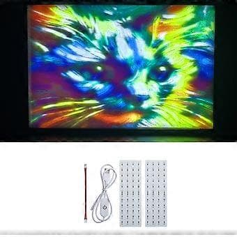 Til Lab Litophane Led Panel LED Baggrundsbelysning til CMYK Litophane Bundle 3D Udskrivning Foto Kontor Lampe Board