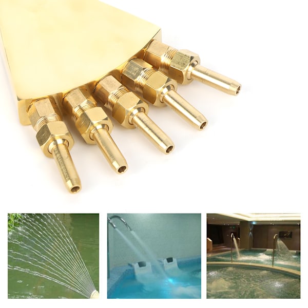 G3/4 tum 25 mm Honfäste Justerbar Mässing Landskapsfontänmunstycke SPA Sprayhuvud