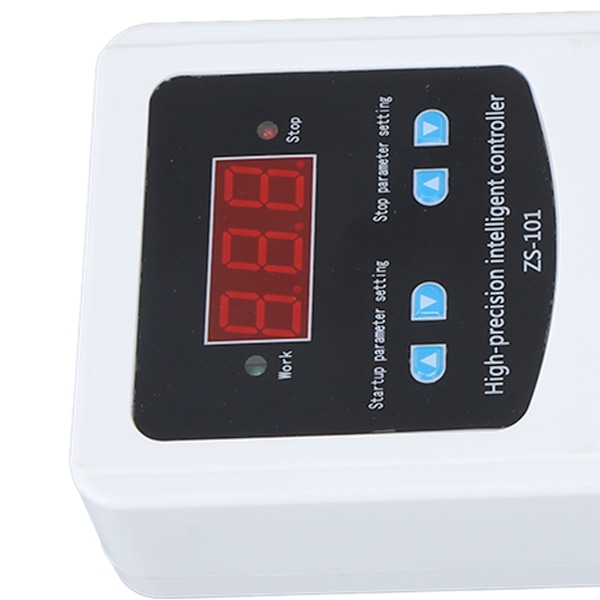 Digital Temperaturregulator 1500W 10A LCD-Skärm Digital Termostatregulator för Inkubator Bryggning Växthus AU-kontakt 220V