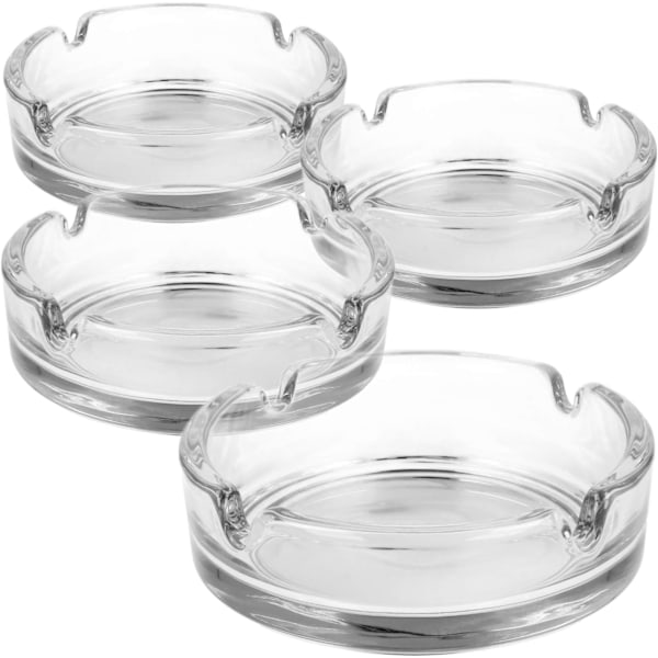 Elegant Stilfull Glasaskfat För Utomhusunderhållning, Kristallglasstruktur, Portabel Design, Hög kvalitet, Lämplig För Heminredning Och