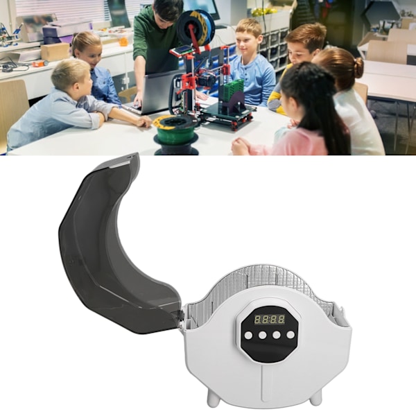 3D Printer Filament Tørreboks Hurtig Opvarmningshastighed Halvgennemsigtig Lukket Filament Opbevaringsboks 100‑240V EU Stik