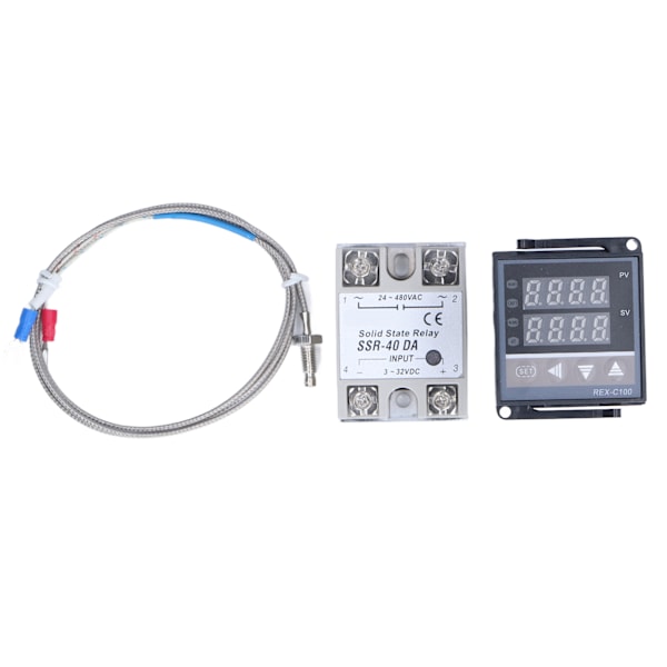 Temperaturregulator PID Solid State Relay Temp Sensing Termoelement Digital Termostat