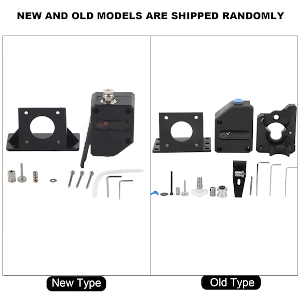 3D-skrivar Extruder Kit Mjuka Förbrukningsvaror Klon Dubbelväxelreducering Tillbehör