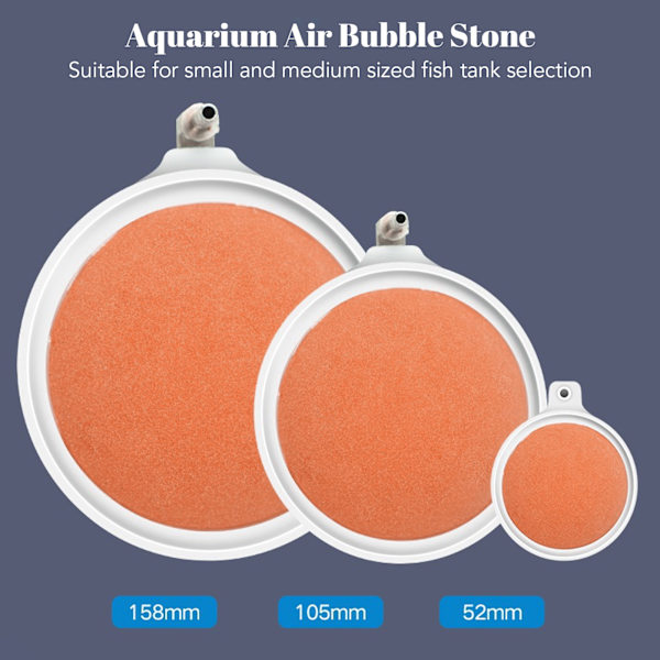 Akvarium Luftboblesten Professionel Lydløs Mikrotryk Atomiseret Boblesten til Fiskekum Akvarium 10cm/3.9in
