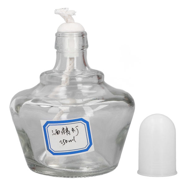5 st 250 ml Laboratoriebrännare Flaska Återfyllningsbara Glasflaskor för Kemiexperiment
