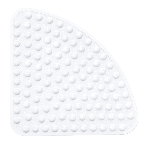 Halkfri Duschmatta, Badrumsmatta i Gummi med Sugkoppar för Badrum, 54 x 54 cm, Perfekt för Duschsäkerhet