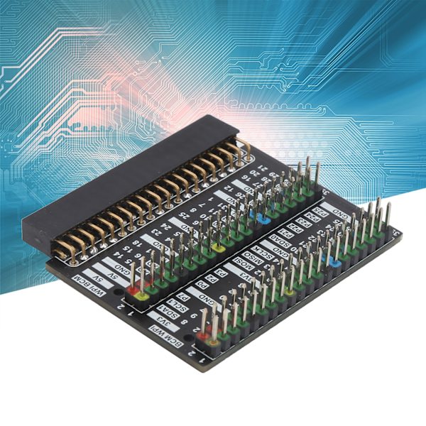 GPIO Utvidgningskort Interface Extension Adapter Modul Dubbelrad för Raspberry Pi 400