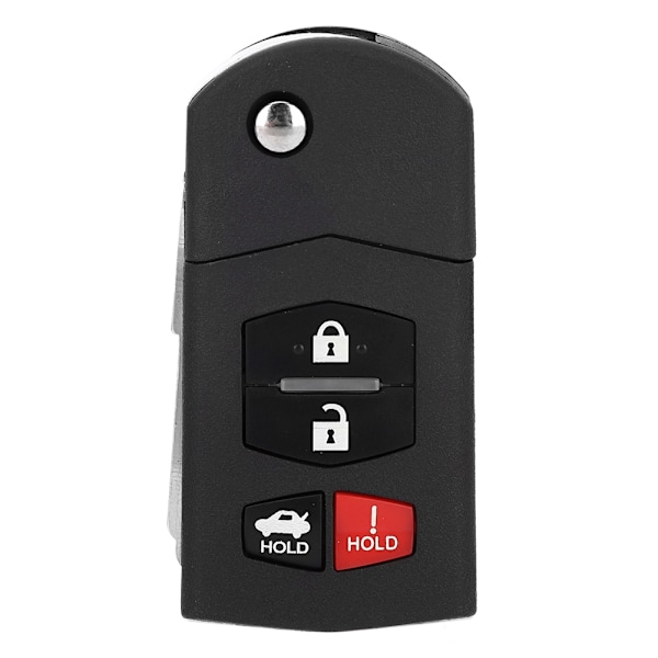 3 + 1 Knappar Vikbart Fällbart Bilnyckel Fob-fodral Skal Passar för Mazda 3 5 6 RX-8 CX-7 CX-9