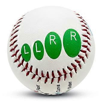 Träningsbaseboll med markeringar för fingerplacering, basebollträningsutrustning för greppinlärning och förbättrad träning