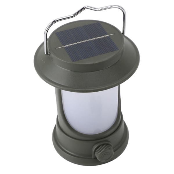 Bärbar Solcellslampa Campinglampa Lätt USB Uppladdningsbar Tältlampa för Inomhus Utomhus Hem Nödströmsavbrott Vandring